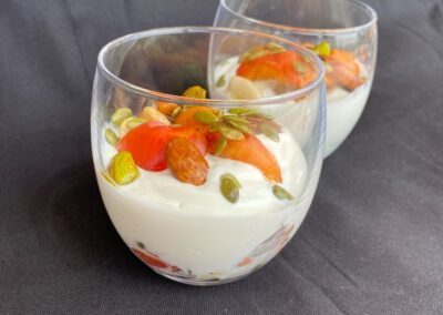 Yogur con albaricoque fresco y frutos secos de soy50plus