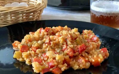 Quinoa con pisto y comino