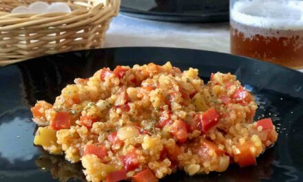 Quinoa con pisto y comino