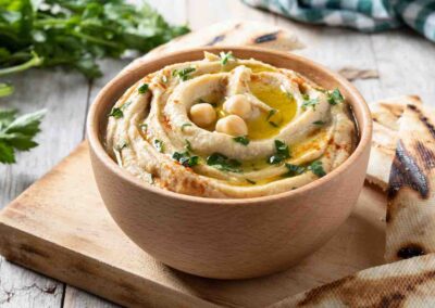 Hummus Casero de Garbanzos en tan solo 5 minutos.