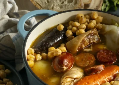 Cazuela con cocido madrileño receta de soy50plus